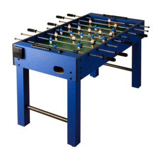 Fotbal de masă Glasgow, 121 x 101 x 79 cm, albastru