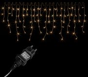 Instalație de Crăciun, tip ploaie, - 5 m,200 LED,alb cald