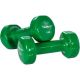 Set de gantere de vinil MOVIT, 2 x 4 kg verde
