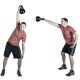 Kettlebell barbell 1 kg MOVIT