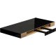 Raft de perete Stilista Volato, , 70 cm, negru lucios