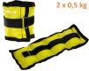 Greutăți,manșete MOVIT, 2 x 0,5 kg galben