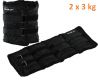 Greutăți  manșete  MOVIT  - 2 x 3,0 kg - NEGRU