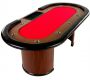 Masă de poker XXL Royal Flush, 213 x 106 x 75cm, roșu