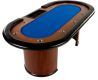 Masă de poker XXL Royal Flush, 213 x 106 x 75cm, albastru