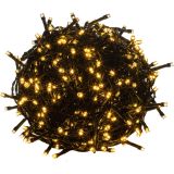 Iluminat LED de Crăciun-10m,100 LED-uri,alb cald,cablu verde