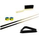 Mini biliard cu accesorii 92 x 52 x 19 cm - culoare deschisă