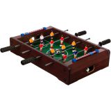 Masă mini fotbal, 51 x 31 x 8 cm, culoare închisă