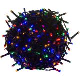 Iluminat LED de Crăciun-5m, 50 LED-uri,colorat,  cablu verde