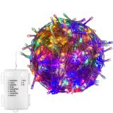 Iluminat LED de Crăciun-10m, 100 LED-uri colorate,pe baterii
