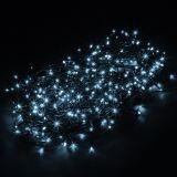 Lumini de Crăciun 20 m, 200 LED-uri, alb rece, cablu verde