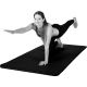 Covor gimnastică de yoga MOVIT - 183 x 60 x 1 cm, negru