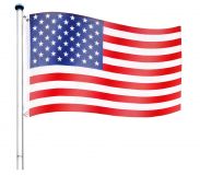 Catarg incl. Steagul USA - 650 cm