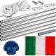 Catarg incl. steagul Italiei - 650 cm