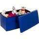 Bancă pliabilă cu spațiu de depozitare - albastru