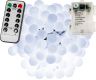 Iluminat de petrecere - 10 m,100 LED-uri,alb rece,pe baterii