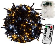 VOLTRONIC  Lanț de Crăciun 10 m, 100 LED, alb cald și rece