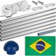 Catarg incl. steagul Braziliei, 650 cm