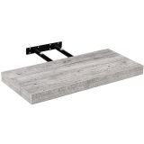 Raft de perete stilist Volato, 70 cm, lemn alb