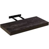 Raft de perete stilist Volato, 100 cm,lemn de culoare închis