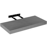 Raft de perete stilist Volato, 60 cm, argintiu