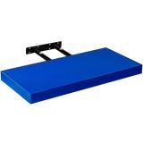 Raft de perete stilist Volato, 80 cm, albastru