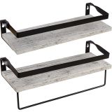 Set de 2 rafturi de perete STILISTA  Volato Duo, 40 cm, alb