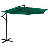 STILISTA Umbrelă cu copertă Ø 3 m, verde