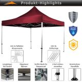 INSTENT PRO Cort de grădină INSTENT PRO 3 x 3 m, roșu