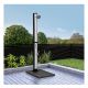 STILISTA Solar Garden Shower 35 l, argintiu/negru