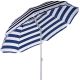 STILISTA Umbrelă de plajă, 160 x 195 cm, albastru / alb