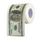 Hârtie igienică distractivă cu bancnote de 100 USD
