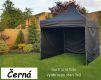 Cort de petrecere în grădină PROFI STEEL 3 x 6 - negru