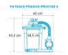 Filtrare cu nisip ProStar 4