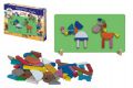 Puzzle magnetic ZOO într-o cutie de 33x23x3,5cm