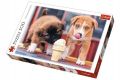 Puzzle Câini cu înghețată 500 piese 48 x 34 cm