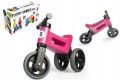 Bicicleta fara pedale Roz FUNNY WHEELS 2în1 scaun reglabil