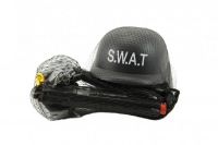 Set cască SWAT + pistol cu accesorii