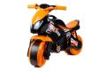 Bicicletă fără pedale Moto portocaliu-negru