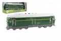 Locomotivă/Tren verde cu baterii, sunet și lumină