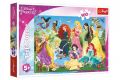 Puzzle Prințesele Disney 100 piese 41x27,5cm