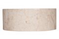 Lavoar din piatră naturală Mirus 509 de blat Ø40 Cream