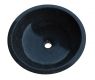 Lavoar din piatră Gemma 501, marmură lustruită Ø40 cm, Negru