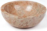 Lavoar din piatră Gemma 501 marmură lustruită Ø45cm Galben