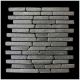 Mozaic de andezit Parchet Candi Alur Style, negru - 1× plasă