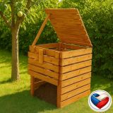 Composter de grădină din lemn - 600l