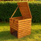 Composter de grădină din lemn - 800l
