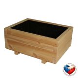 Ghiveci de flori din lemn Flor - 62 x 46 x 29 cm