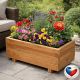 Ghiveci din lemn Flor THERMOWOOD - 70 x 37 x 31 cm