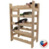 Raft de vin din lemn pentru 20 de sticle